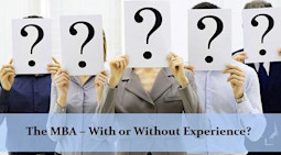Can I opt for an MBA programme abroad without prior work experience?