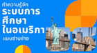 ทำความรู้จักระบบการศึกษาในอเมริกา เจาะลึกหลักสูตรประถม high school ป.ตรี ป.โทในอเมริกา แบบเข้าใจง่าย