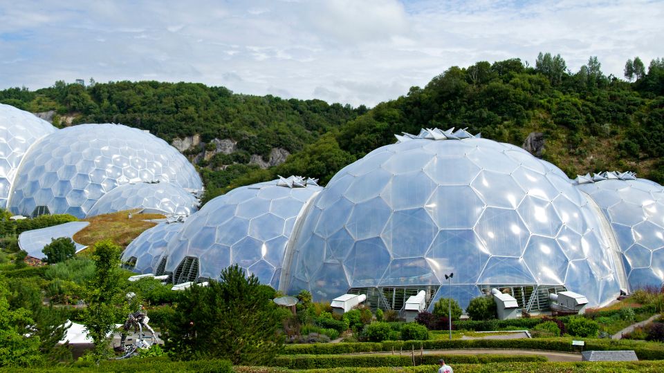 the eden project in Cornwall England