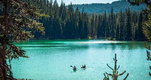 Kayaking on Oregon Lake