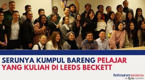 SERUNYA KUMPUL BARENG PELAJAR YANG KULIAH DI LEEDS BECKETT