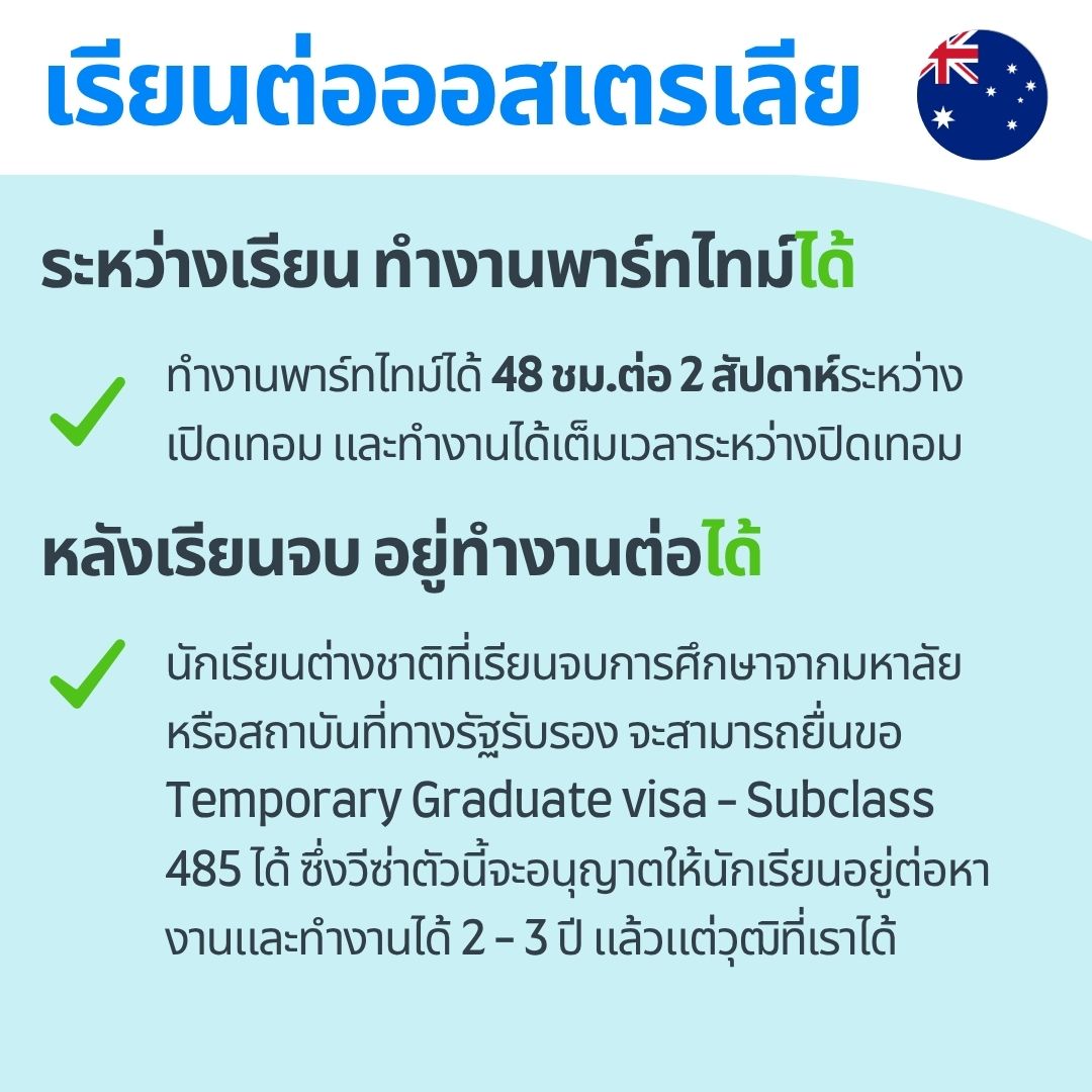 work part time in australia