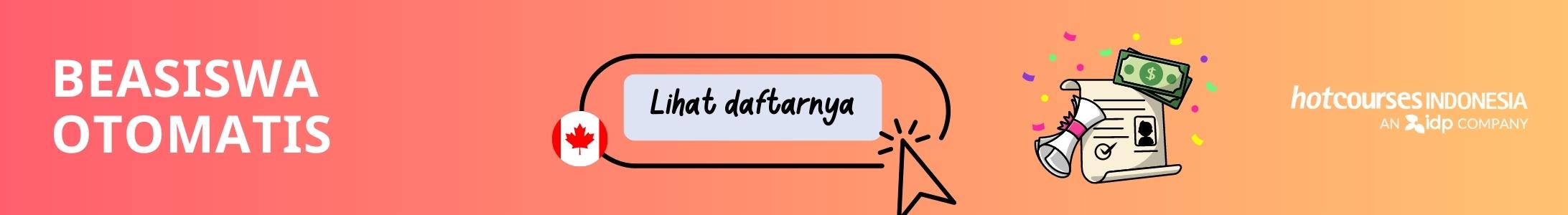 Banner Artikel Beasiswa Kategori Otomatis di Kanada 