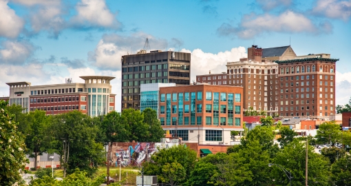 Downtown Greenville South Carolina