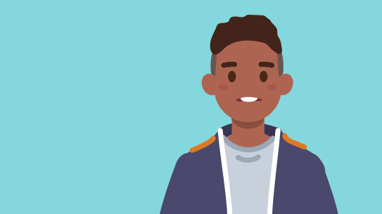 Students walk and talk using mobile devices in university