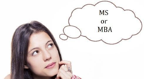 Study MS or MBA abroad?