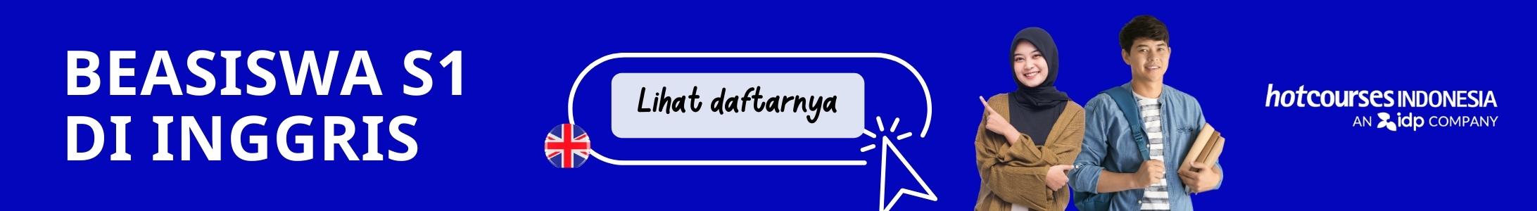 Banner Daftar Kumpulan Beasiswa S1 di Inggris