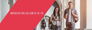 universities for gre score 310-320