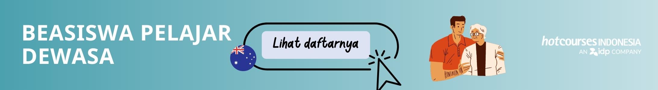 Banner Artikel Beasiswa Pelajar Dewasa di Australia 