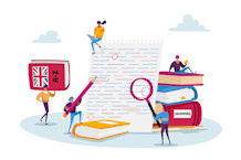 IELTS scores needed for moving abroad English test illustration