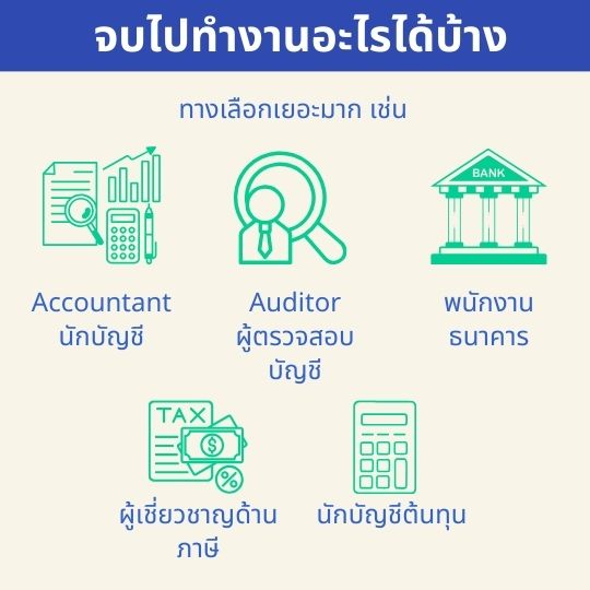 เรียนบัญชี จบไปทำอะไร