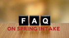 Must know FAQs on spring admission cycle