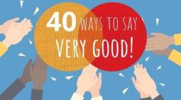 40 คำที่ใช้ชมแทนคำว่า Very Good! ในภาษาอังกฤษ