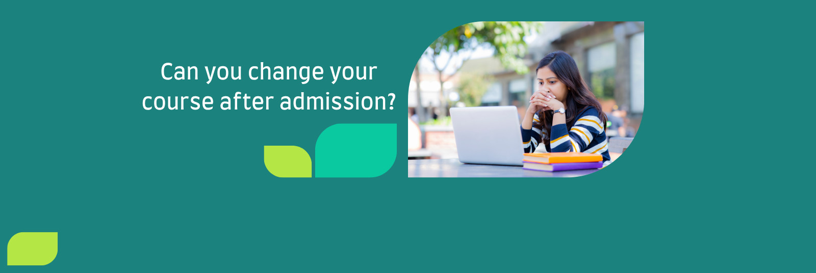 can I change my course after admission