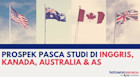 Prospek Kerja Pasca-Studi di Inggris, Kanada, Australia dan AS