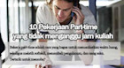 10 Pekerjaan Part Time yang Tidak Mengganggu Waktu Kuliahmu