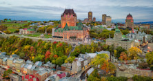 Historic landmark in Quebec City, Canada