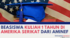 Beasiswa Kuliah 1 Tahun di Amerika Serikat dari AMINEF