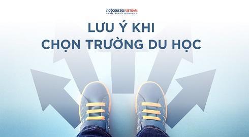 luu y khi chon truong du hoc