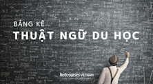 Bảng kê Thuật ngữ Du học