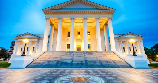 Virginia State Capitol In Richmond
