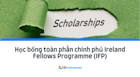 Học bổng toàn phần chính phủ Ireland Fellows Programme (IFP): Mọi điều bạn cần biết