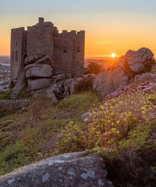 Carn Brea or Rock Hill in England