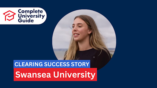 UCAS Clearing Swansea University success story – Emily
