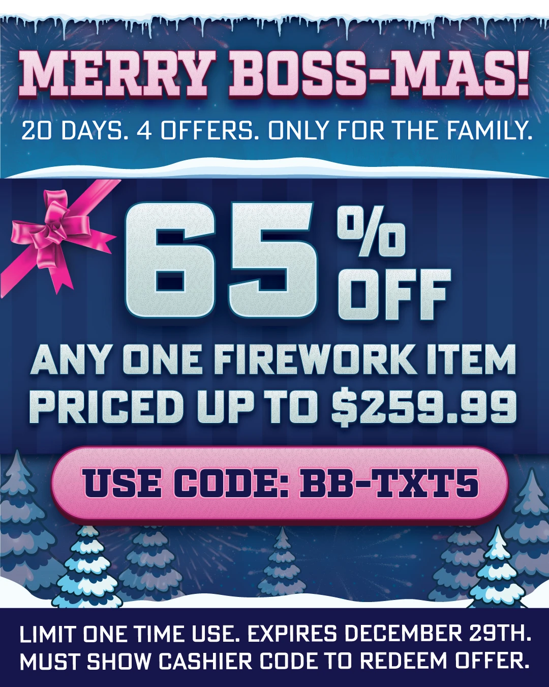 Coupon | Bossmas Offer 1