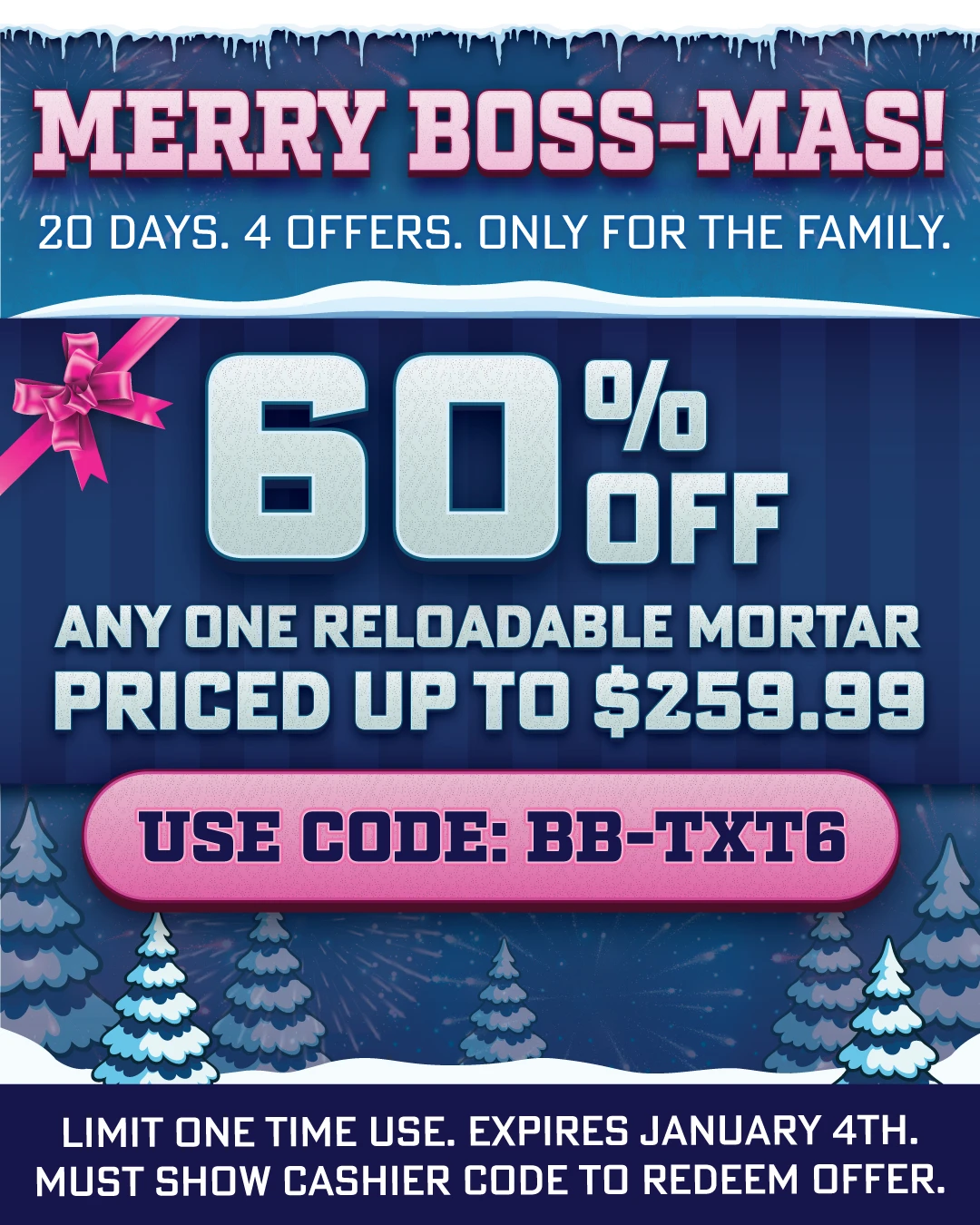 Coupon | Bossmas Offer 1 Coupon | Bossmas Offer 1