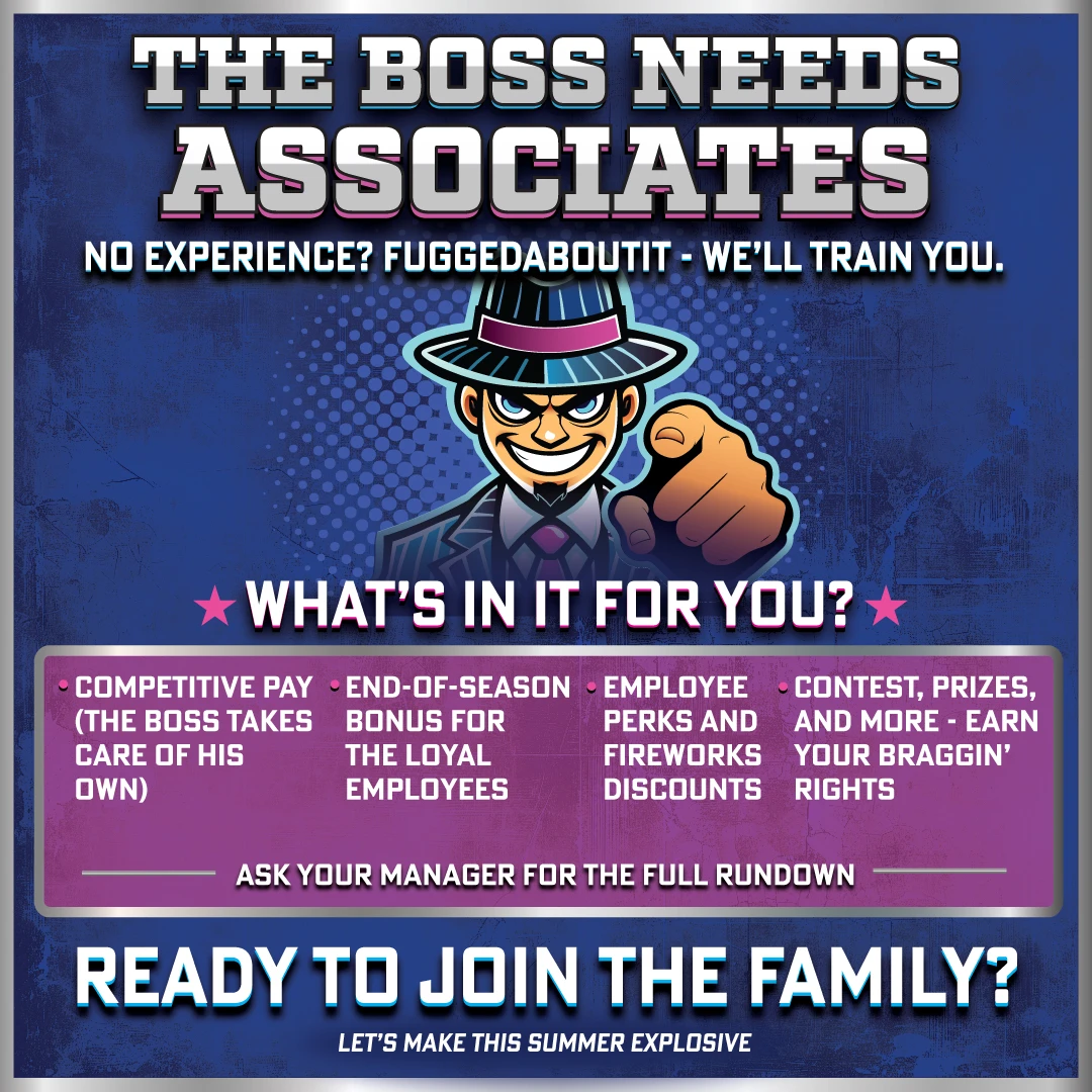 Now Hiring Graphic