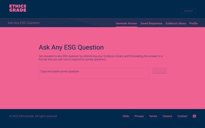 Ask Any ESG Question: Our Journey   