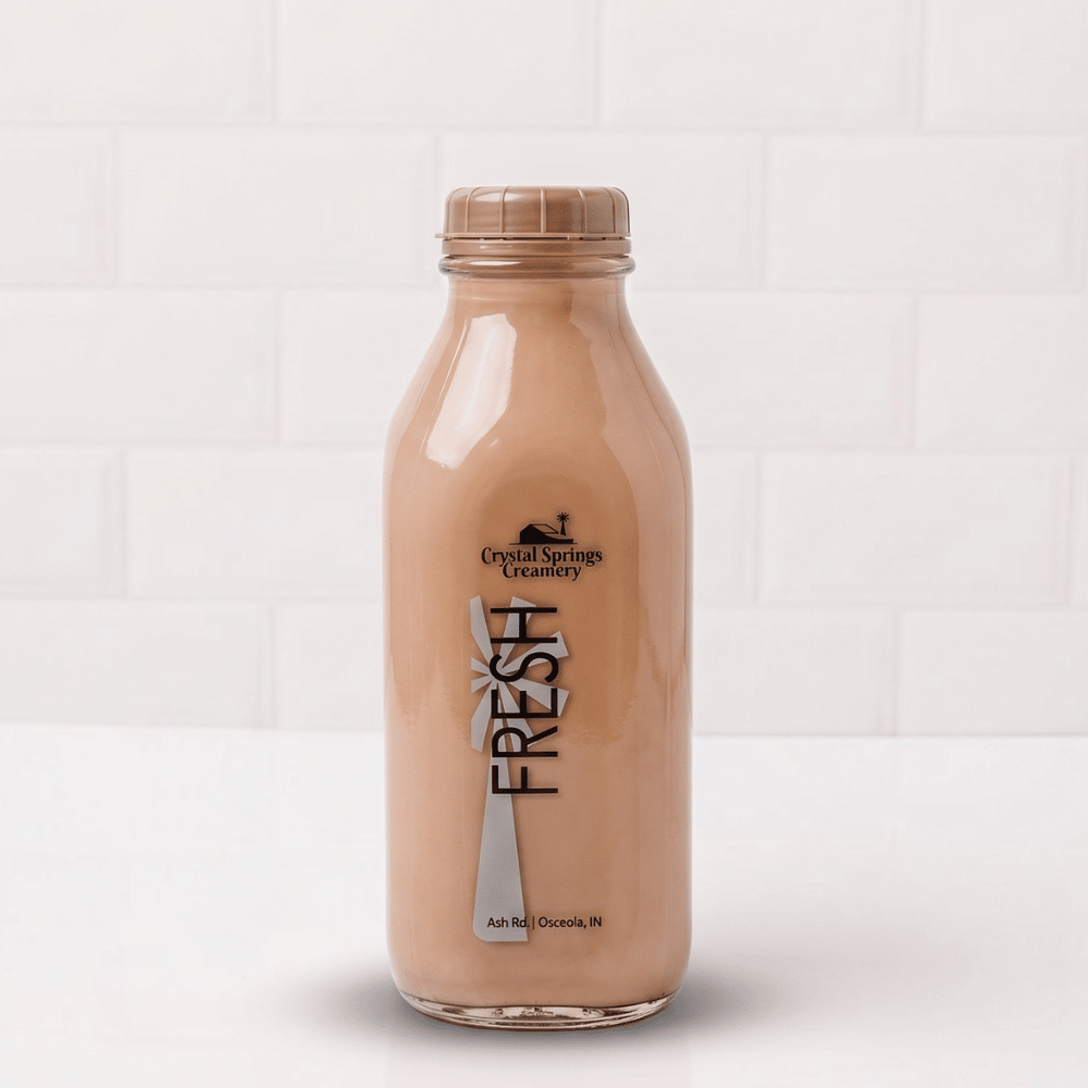 Crystal Springs Chocolate Milk 32 oz | Modern Milkman
