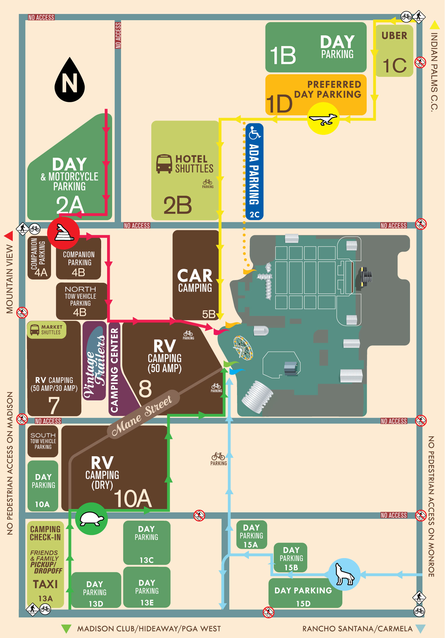 Festival Maps Stagecoach 2019