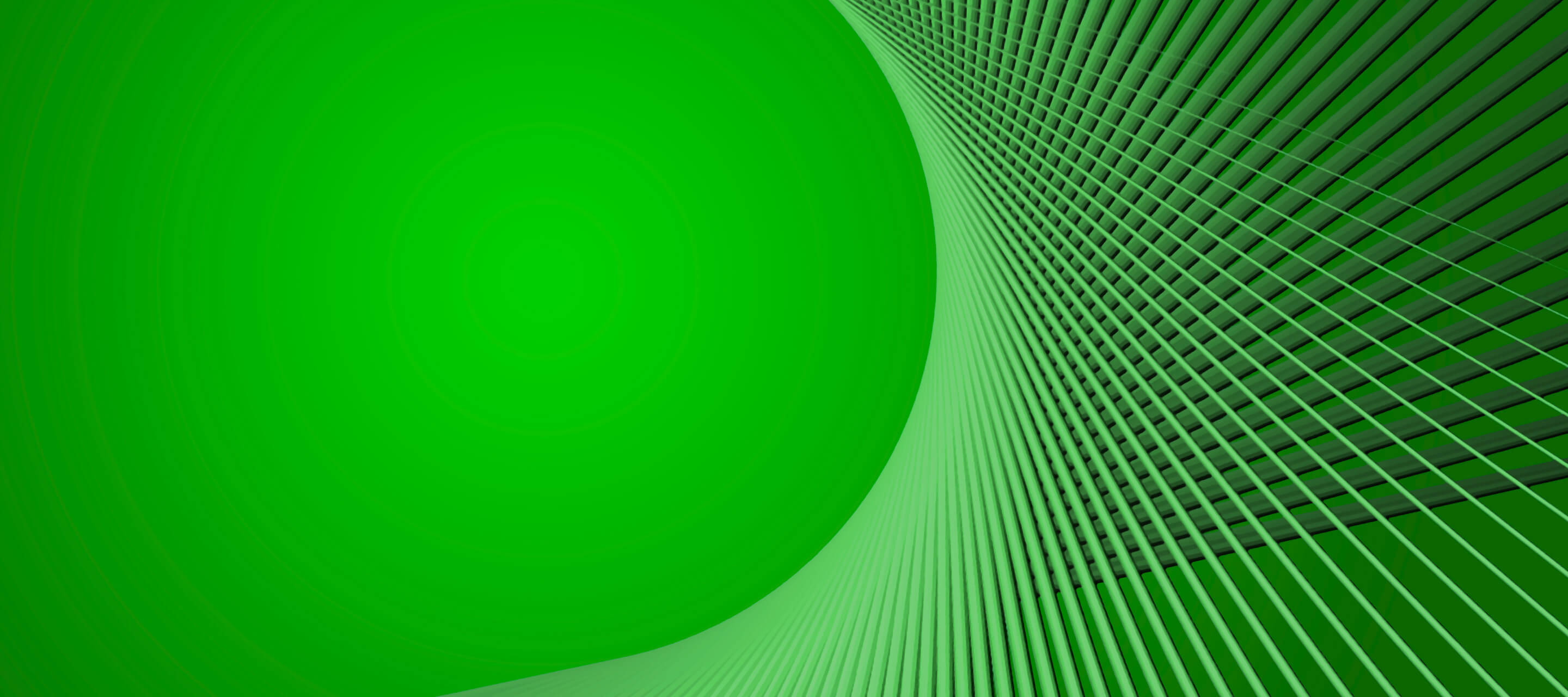 green abstract lines 