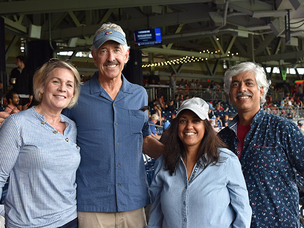 GDIT Honor ERG members at a Nationals game