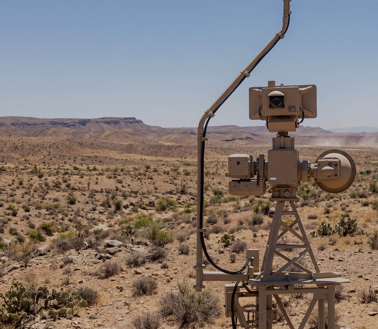 camera in the desert 