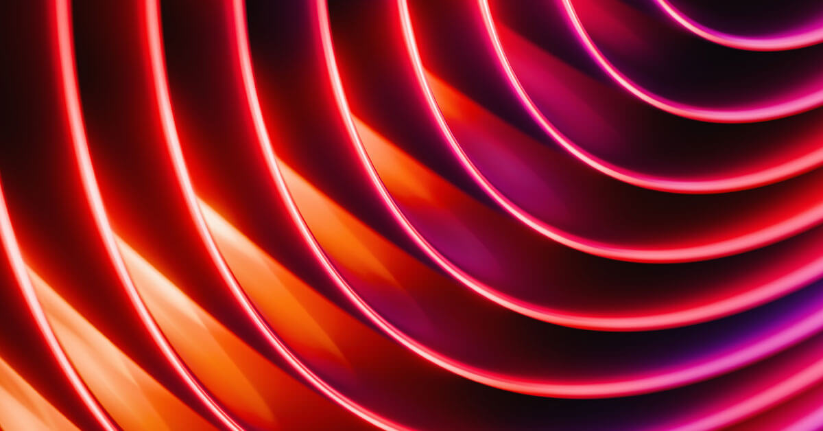 pink purple ripples in 3D