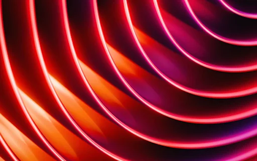 pink purple ripples in 3D