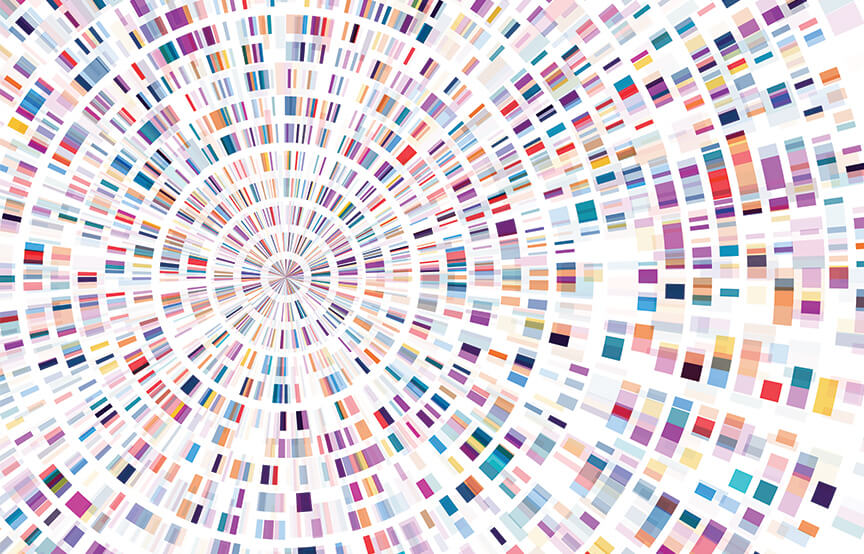 genome sequence map.