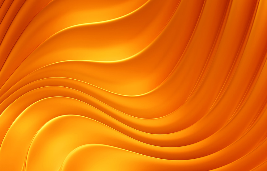 orange waves
