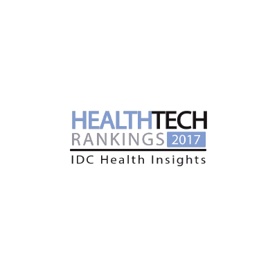 IDC Health Insights' HealthTech Rankings award logo from 2017