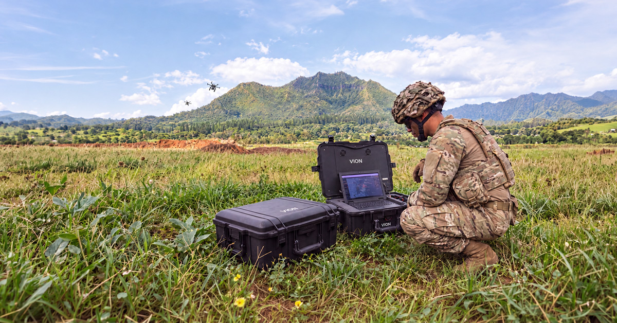 soldier using Vion kit