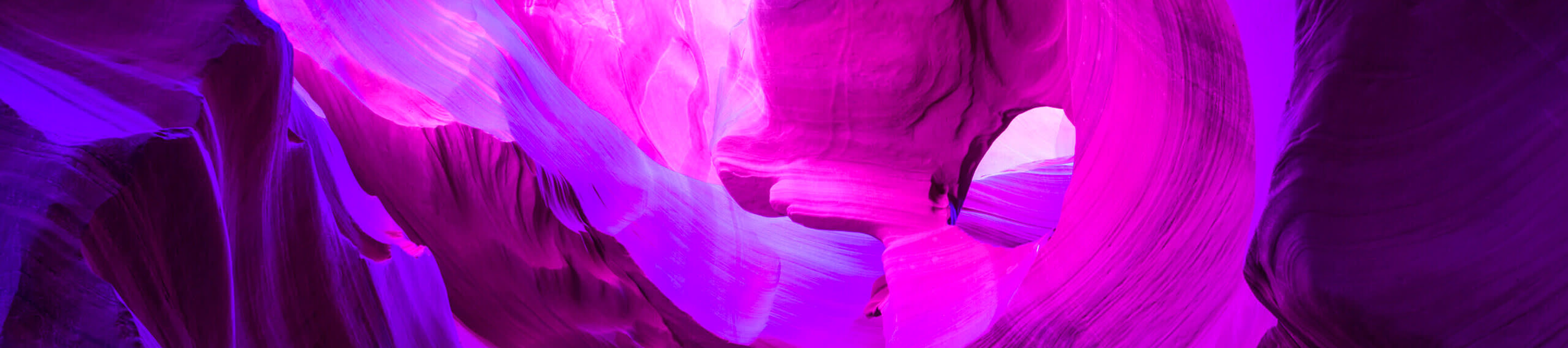 canyons in deep purples