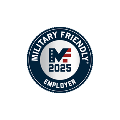 Military Friendly Employer 2025 award badge