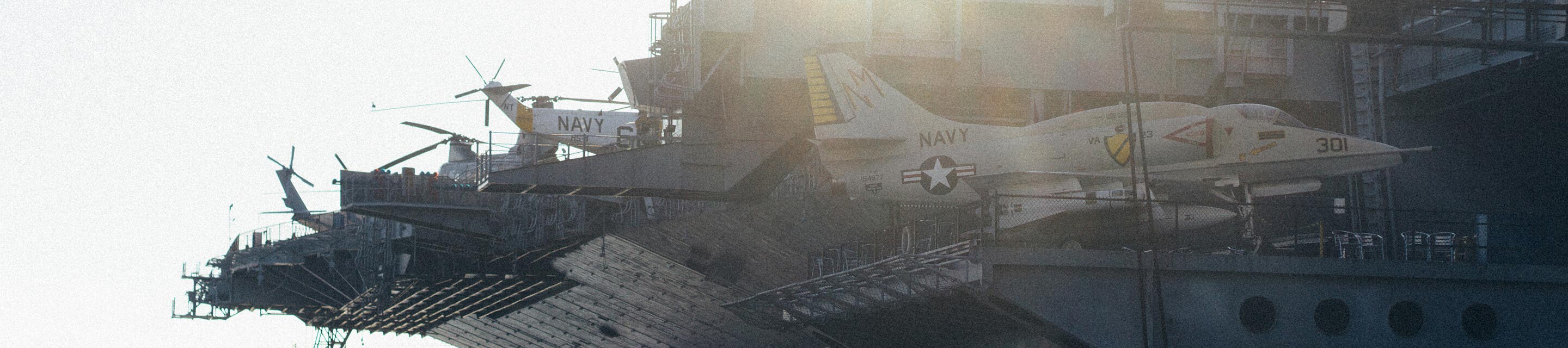 Aircraft aboard a U.S. carrier