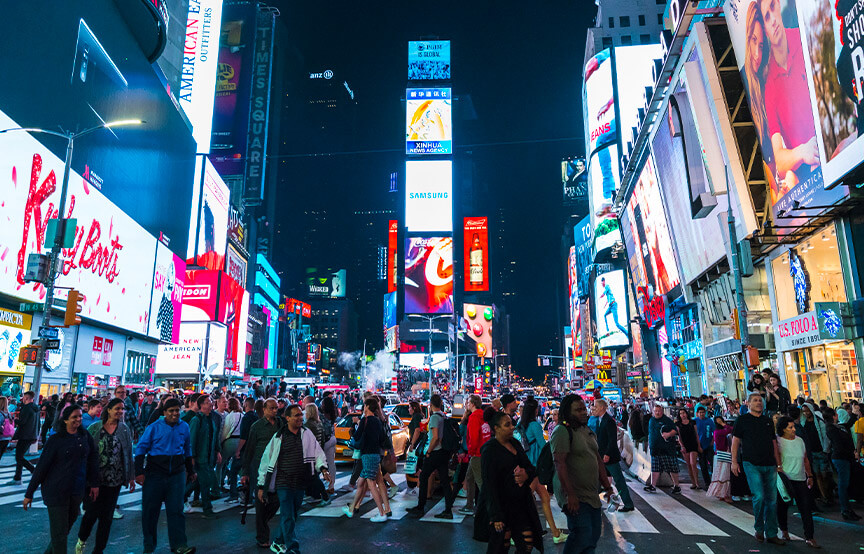 Times Square in NYC 