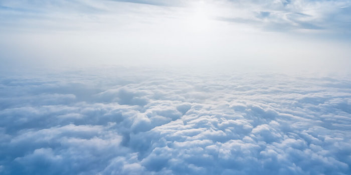 Clouds and a blue sky