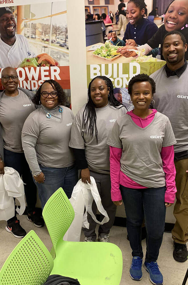 Group of people standing together