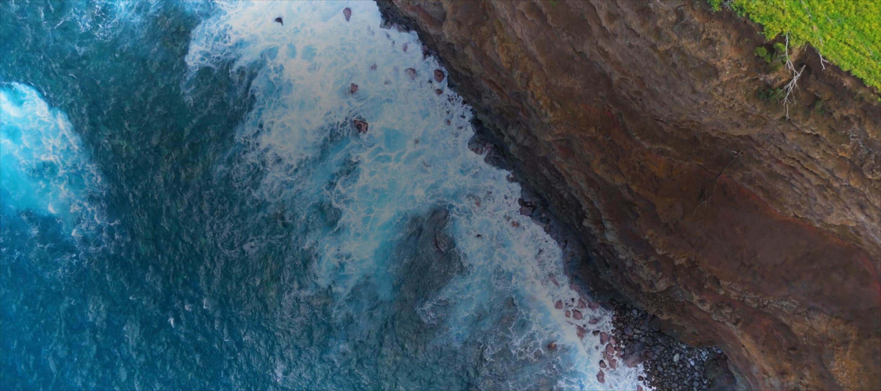 aerial view of beach